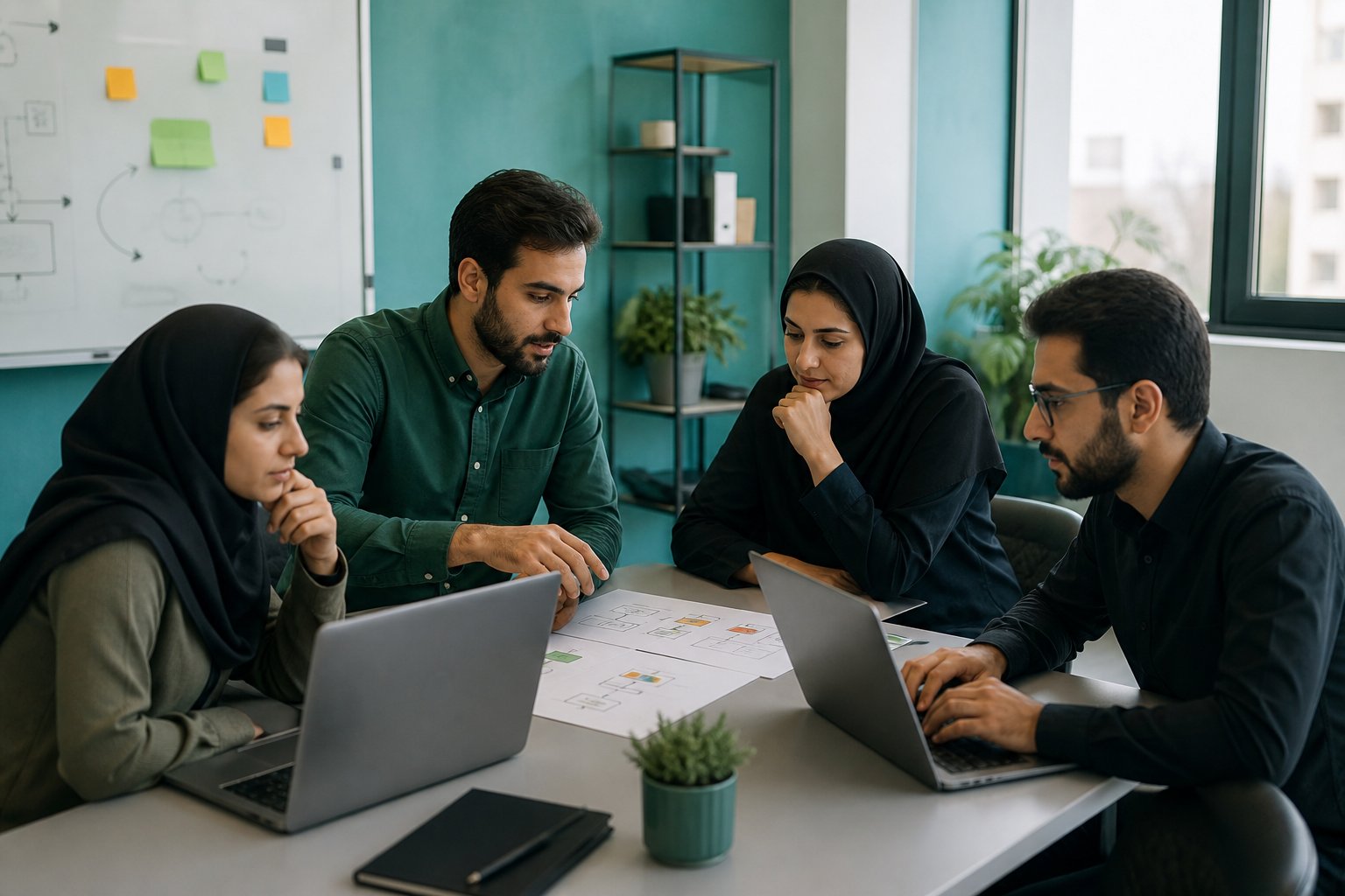 هماهنگی تیم عملیات برای اتوماسیون فرآیند